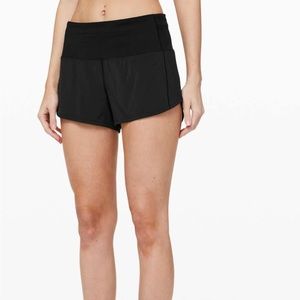 NWT! 🍋🍋Lululemon Speed Up Short 2.5”🍋🍋. Size 2. Color Black.